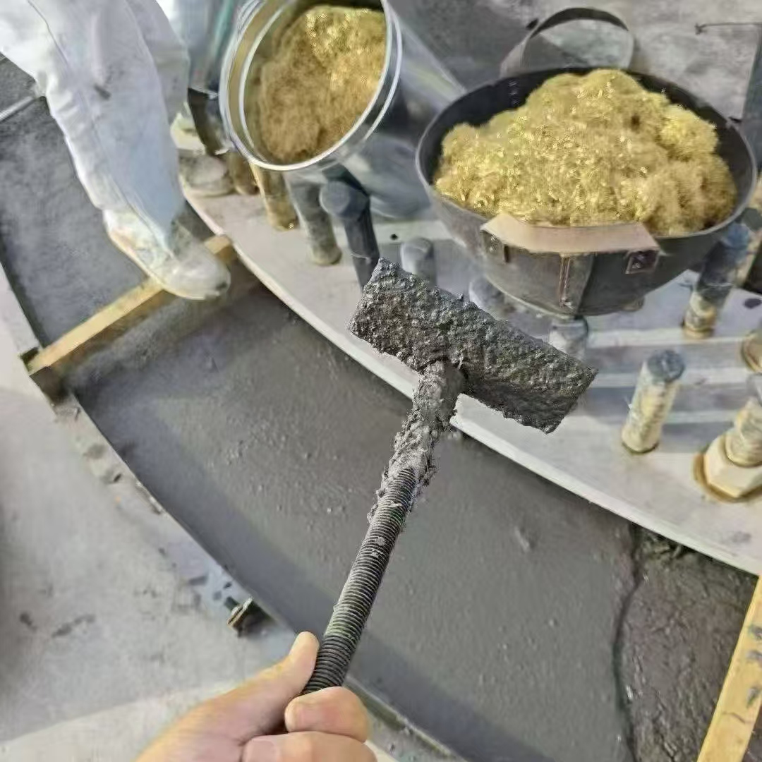 鹰潭C120钢纤维高强无收灌浆料 轧机压缩机汽轮机发电机锻压设备底座灌浆材料